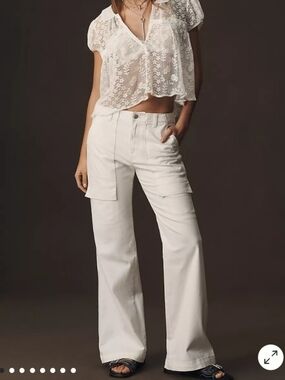 NWT Pilcro Relaxed Utility Pants Sz 33 Tall